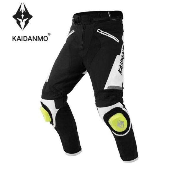 

2019 racing motorcycle riding pants locomotive anti-wrestling pants leather waterproof four seasons autumn and winter windproof, Black;blue