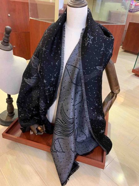 

cashmere gold and silver silk simple scarf size 200*70cm scarf without boxes can be wholesale, Blue;gray