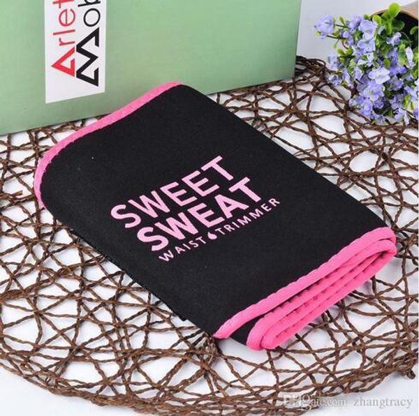 

slimming belt ultra-thin models sweet sweat premium waist trimmer belt slimmer exercise waist wrap with retail package 3 colors 3 sizes ce