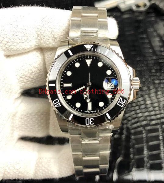 

super factory v7 green bezel luminous movement ceramic 2813 watch 40mm glass 116610 watch style new mens automatic sapphire fashion wat fxej, Slivery;brown