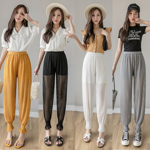 

fashion pants women twotwinstyle womens clothing high waist pants, Black;white