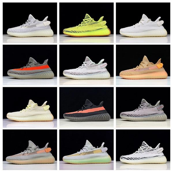 

v2 mens running shoes static clay hyperspace true form zebra black bred sesame designer shoes women sports sneakers size 36-45