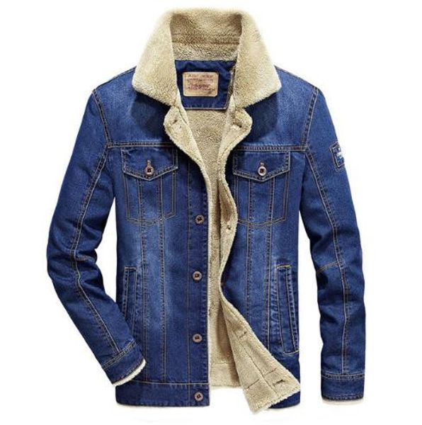 

men's thick denim jacket / men's thin denim jacket, Tan;black