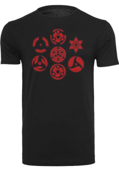 

t-shirt herren аниме наруто учиха шаринган harajuku топы футболка мода классический тройники hip hop streetwear, White;black