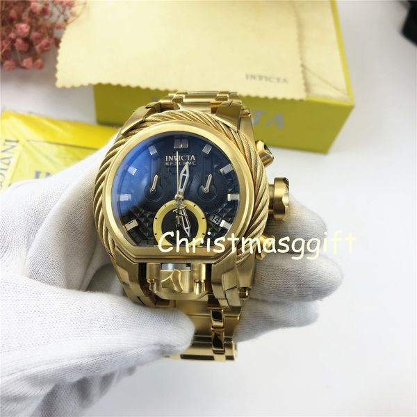 

Все новые черное золото трос DZ часы швейцарский механизм мужская нержавеющая ста