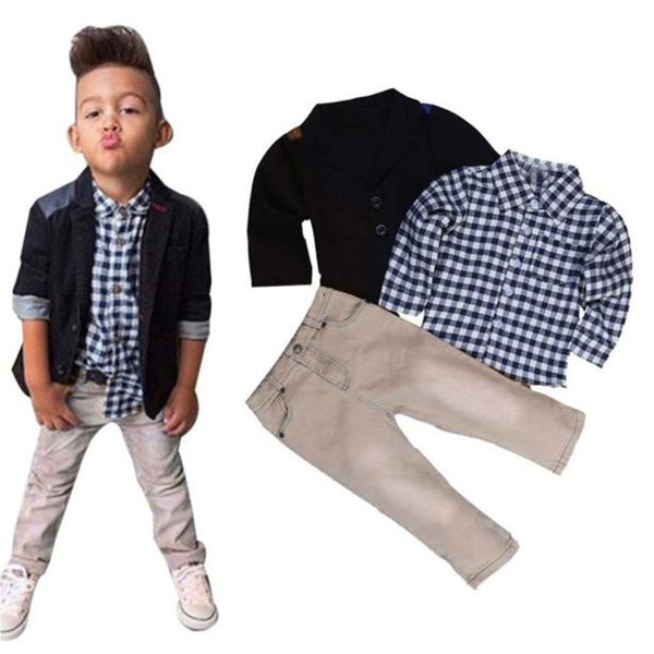 

2018 1set kids boys business suit+shirt +trousers children clothes outfits comfortable and breathable 5.25, White