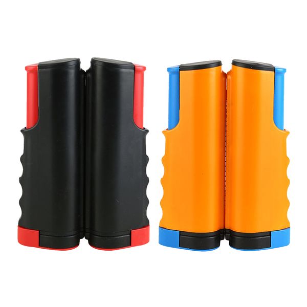 

2x retractable table tennis net non-slip grid pong games post net rack