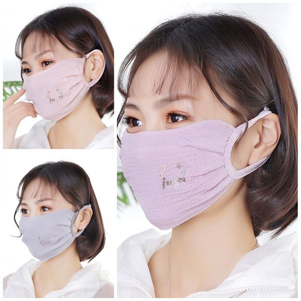 

durable sun uv protect face masks flower embroid anti droplets splashing mouth mascherine dust filtrition respirator plenty stock 2 69ry e1