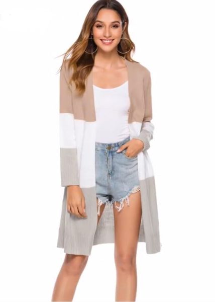 

Lady fashion computer knitted cardigan