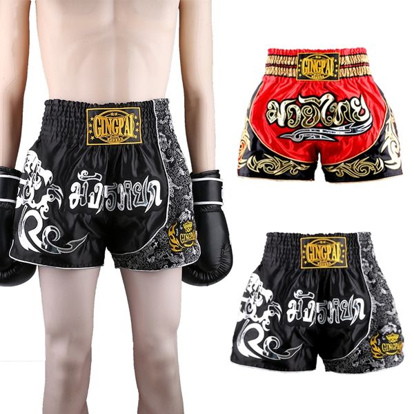 

muay thai shorts boxing pants shorts combat pants boxing muay thai pants t-shirt boxing trunks, Blue