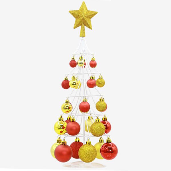 

christmas tree decoration miniature christmas ball tower tree star bag ornament decorations for home #ws