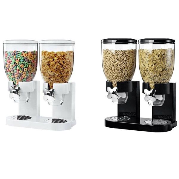 

5l multifunctional pasta cereal dry dispenser storage container dispense household kitchen machine storge bottles