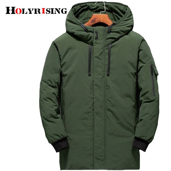 

holyrising мужчины пуховики повседневный короткий hombre ropa hombre de теплый пуховик с капюшоном ветрозащитный мужская одежда зима топ 189, Black