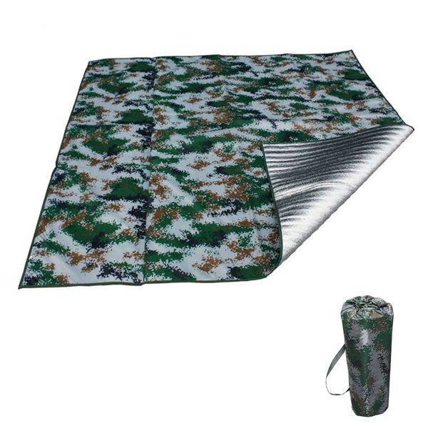 

camouflage moisture pad digital thick outdoor foldable sleeping mat camping aluminum film mat