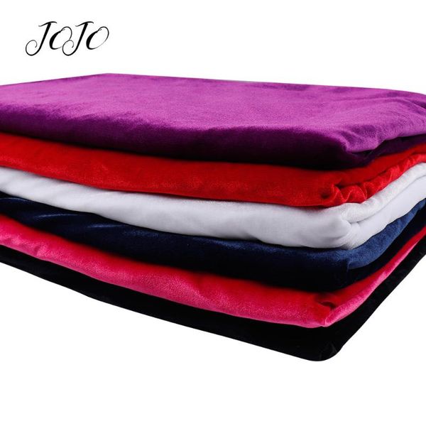

jojo bows 45*135cm velvet fabric soft solid color sheet home textile sewing material for needlework diy handmade crafts supplies, Black;white