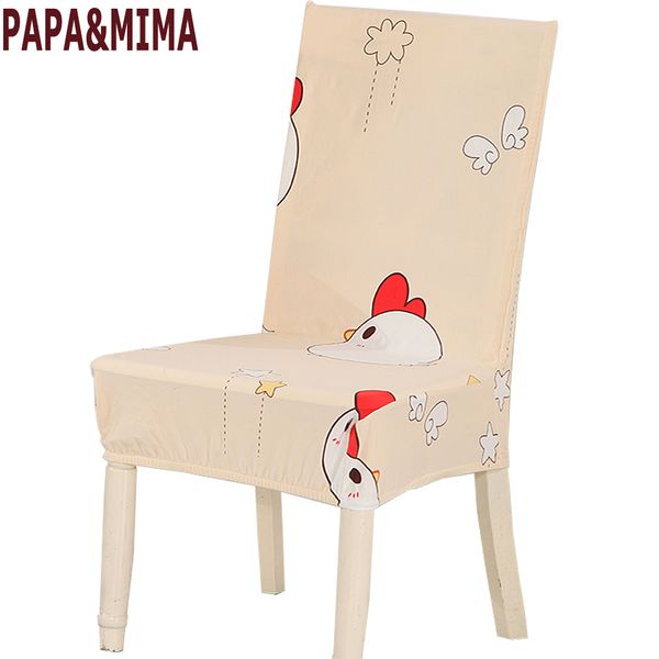 

papa&mima cock print multifunctional chair cover l wedding banquet chair cover stretch elastic spandex polyester