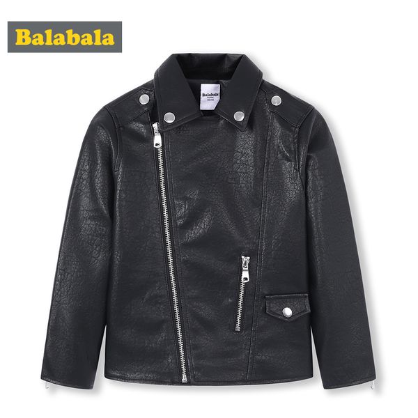 

balabala kids boys pu leather biker jacket toddler boy moto jacket children kids embroidered winter coat outwear clothing, Blue;gray