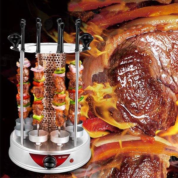 

camp kitchen electric oven 220v household barbecue machine indoor automatic rotating d391