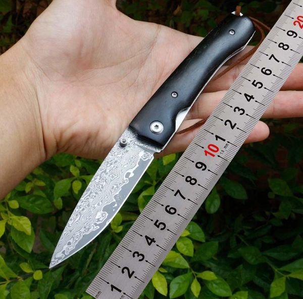 

damascus outdoor portable knife high hardness sabre tactical survival self defense man and women gift knife