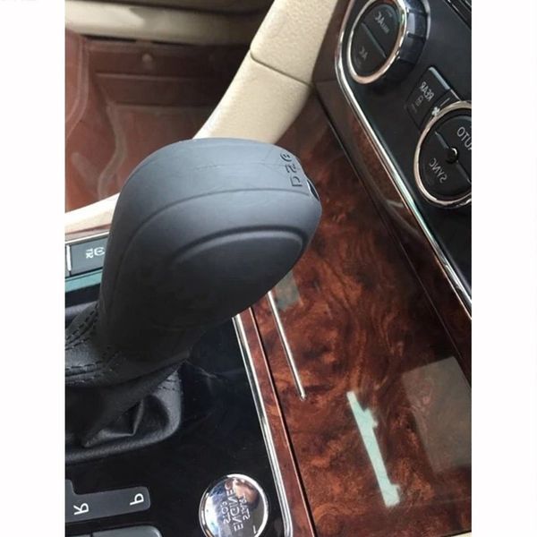 

fashion new soft silicone nonslip car shift knob gear stick cover protector for black