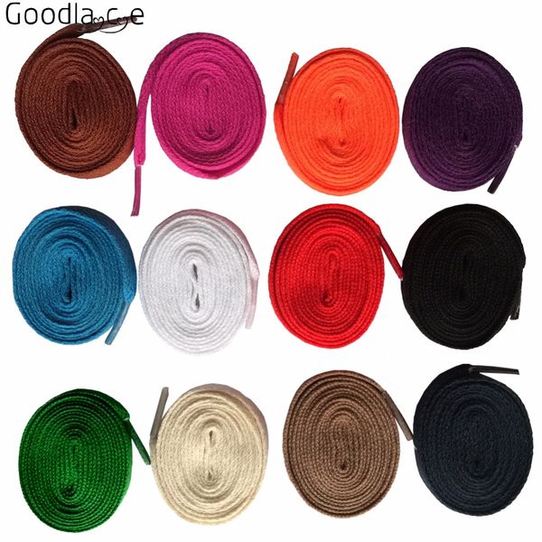 

160cm/63" of 1cm wide shoelaces kids flat shoelace shoe lace flatlace strings for sneaker, Black