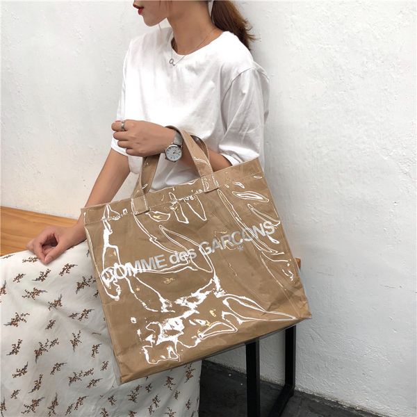 

transparent pvc bags for women large capacity karft paper shopping bag luxury handbags women bags designer handbag sac a main/88