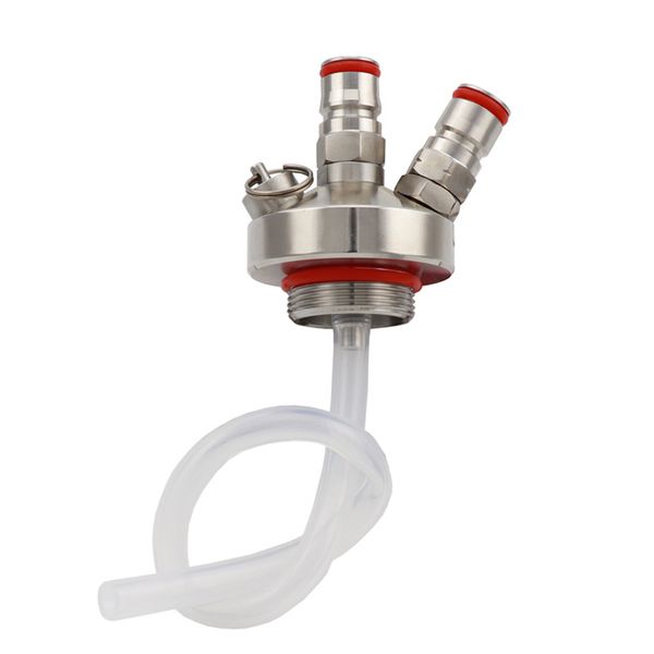

304 stainless steel mini keg tap dispenser spear with ball lock and 50cm hose for 2l/ 3.6l/5l/10l beer keg growler home brewing