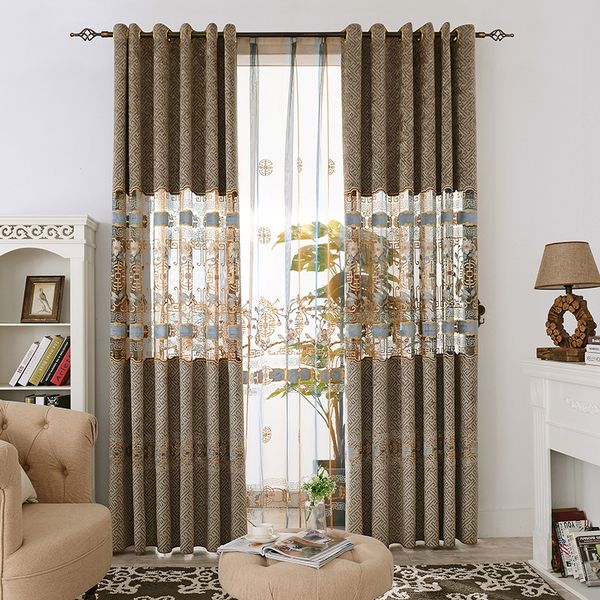 

new cheney embroidery semi-shading curtains for living dining room bedroom.