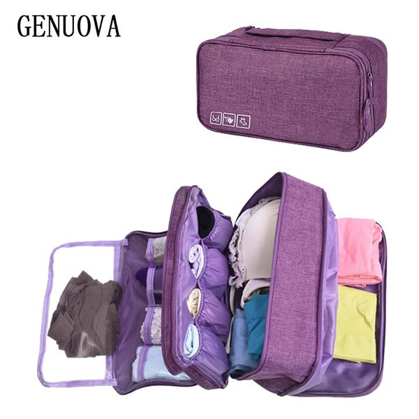 

packing cubes organizer women makeup bag beauty kits suitcases cosmetic toiletry bag bra pack travel underwear bra storage pouch
