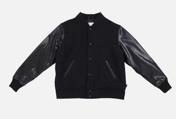 

designer jacket sups motion logo varsity phantom embroidery loose jacket jacket female cotton baseball uniform men assc, Black;brown