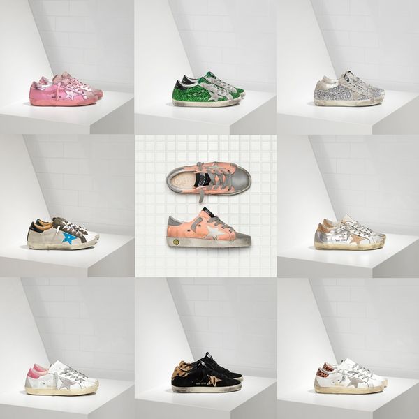 

Sale and white golden pink uper tar de igner hoe goo e leather neaker low men and women port ca ual hoe flat tenni