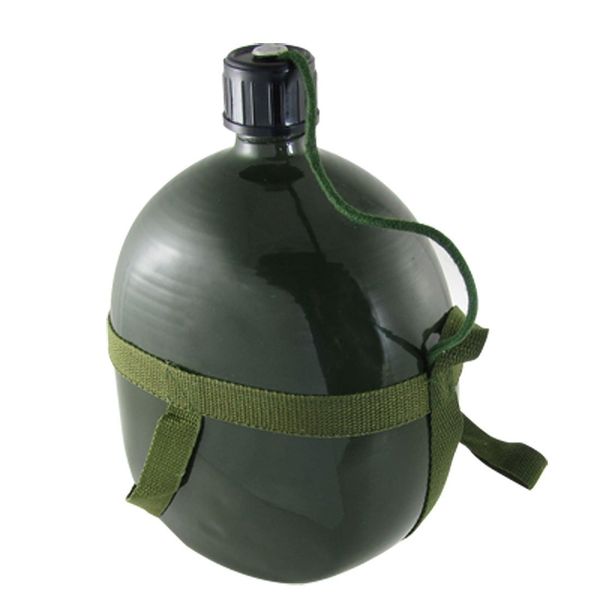 

sz-lgfm-hiking 2.5l capacity military canteen kettle w shoulder strap