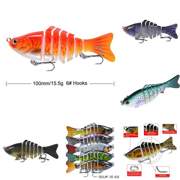 

dxhst luya hard bait with color wave lying 4 chicken claw double hook simulation 15g sea fishing wave 10cm fake bait