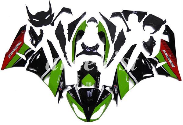 

4gifts нового abs мотоциклы обтекатели комплекты подходят для kawasaki ninja zx-6r 2009 2010 636 2011 2012 09 10 11 12 кузовостроения пользо