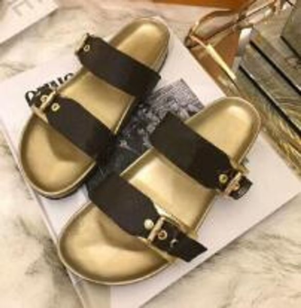 

Men women andal with du t bag de igner hoe nake print luxury lide ummer fa hion wide flat andal lipper 10