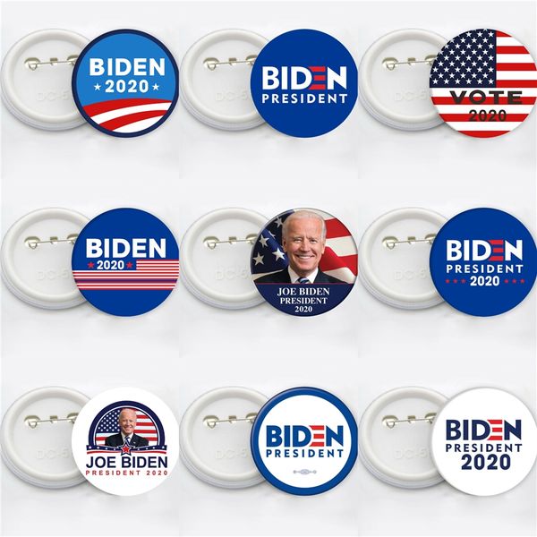 

12 styles joe biden 2020 keychain pendant joe biden for president keyring us president badge key chain party favor zza2199 120 1pcs#898