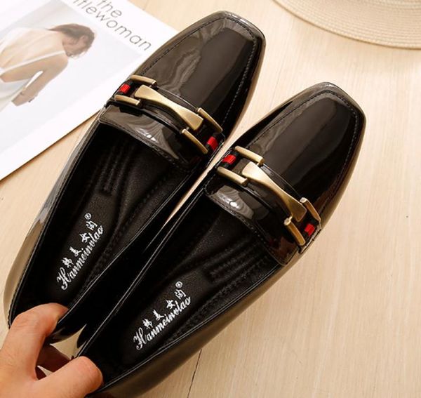 

send 2018 autumn new style flat bottom women's shoes@01, Black