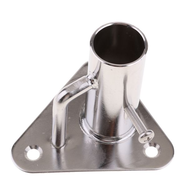 

25mm/1'' 316 stainless steel 90 degree boat handrail stanchion base fitting