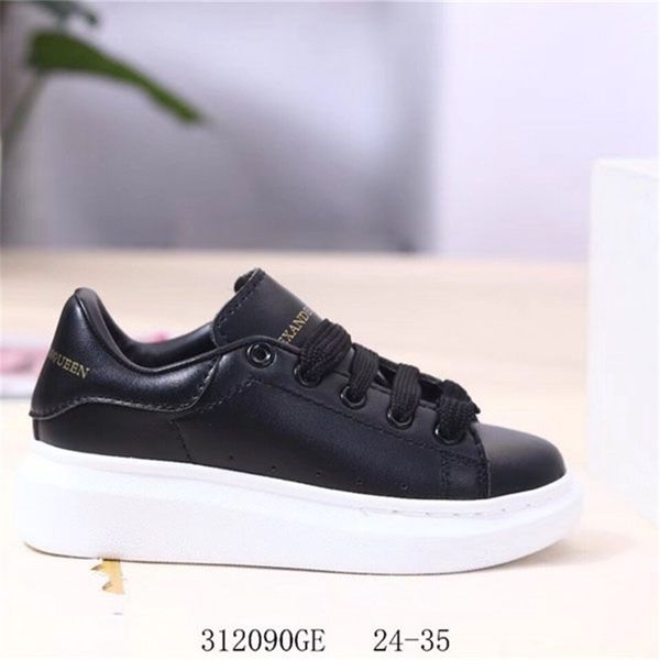 

2020 child new kids running shoes children designer casual trainers breathable classical sneakers infant baby size 24-35, Black