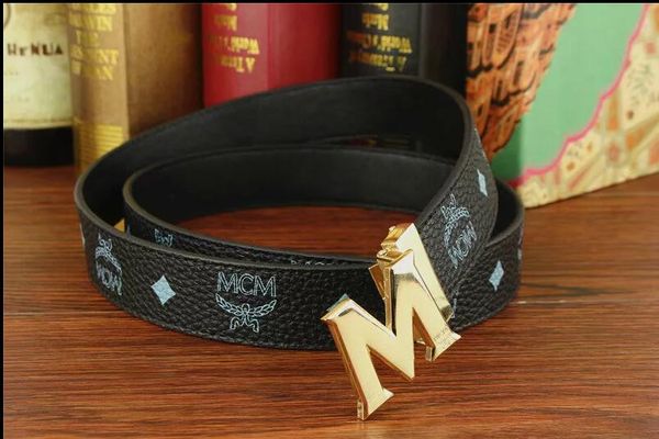 

0202fashion classic letter brass buckle belts for men and women big buckle strap chastity belt jeans waistband, White;black