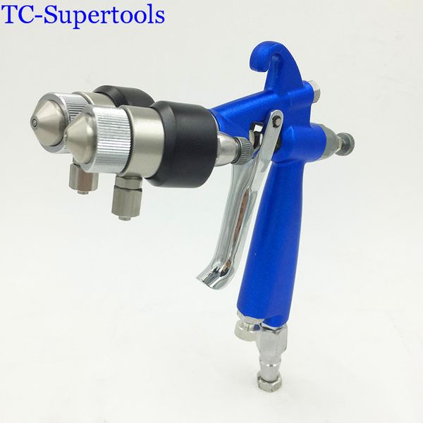 

double nozzles air brush spray gun paint spray tool air compressor nanometer gun two-component nozzle