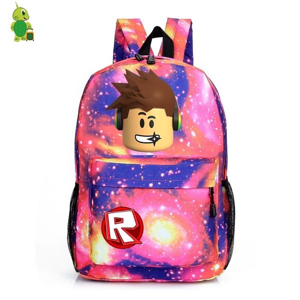 Roblox Backpack For Children School Bags For Teenage Girls Boys Galaxy Daily Backpack Travel Shoulder Bags Starry Night Book Bag Y19061102 Leather Backpack Laptop Backpack From Qiyuan08 20 47 Dhgate Com - galaxy boy cool roblox character