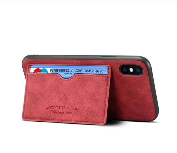 

leather wallet cases with card holder slot kickstand feature for iphone xr xs max iphone 8 7 6 samsung s9 plus
