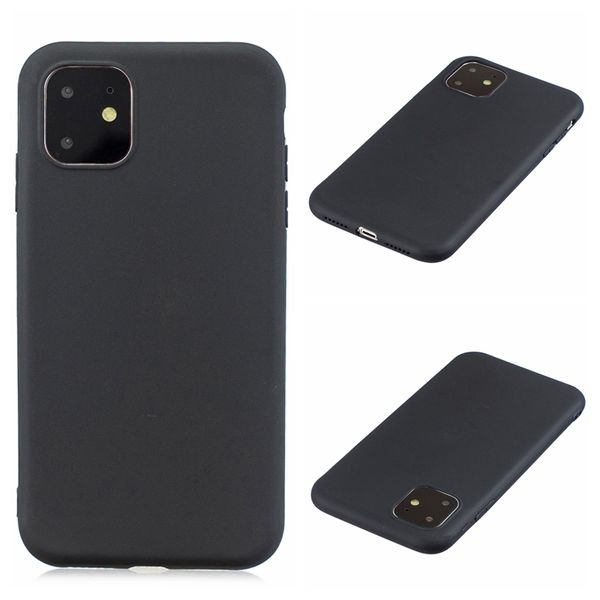 

slim matte soft tpu case for iphone 11 5.8 6.1 6.5 inch 2019 new samsung galaxy note 10 pro plus ultra thin plain luxury phone covers coque