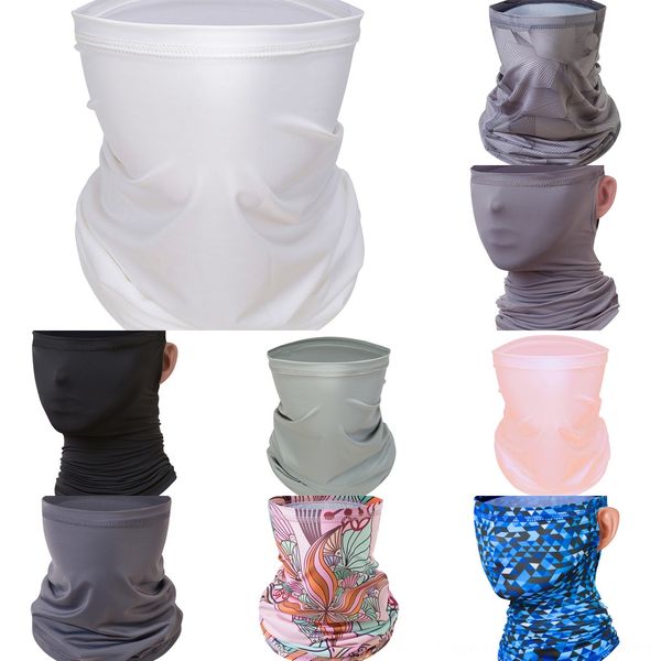 

sk3lx summer protection neck protection thin scarf face mask full chiffon for sun face breathable scarf masks veil hiking, Black