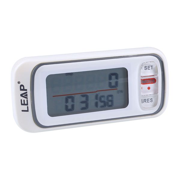 

pedometer lcd satch electronic watch outdoor digital walking 3d sensor counter white multi-use fitness display sports