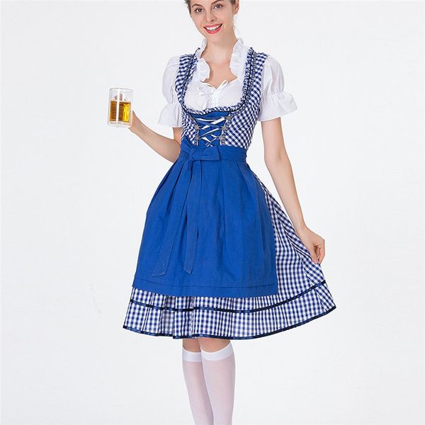 

dresses verano 2019 women's beer festival dress carnival bavarian oktoberfest cosplay costumes dressed verano cortos mujer y5, Black;gray
