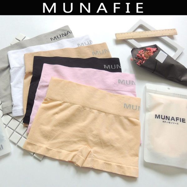 

fashion japanese solid color seamless high waist elastic tight-fitting safety pants, Black;pink