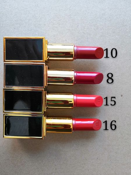 

2019 new quality brand co metic tf lip tick 4 color matte lu ter 3g dark box lip tick hipping