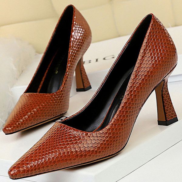 

women shoes high heels 2020 classic pumps ladies shoes party wedding shoes woman kitten heels plus size 43 y200702, Black
